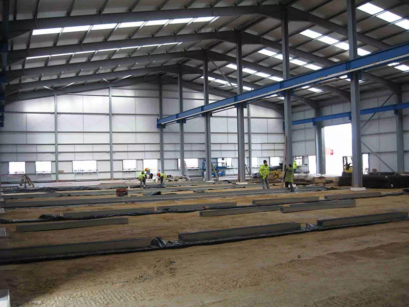 Inoshanda uye yakanaka Simbi Warehouse Workshop Steel chimiro
